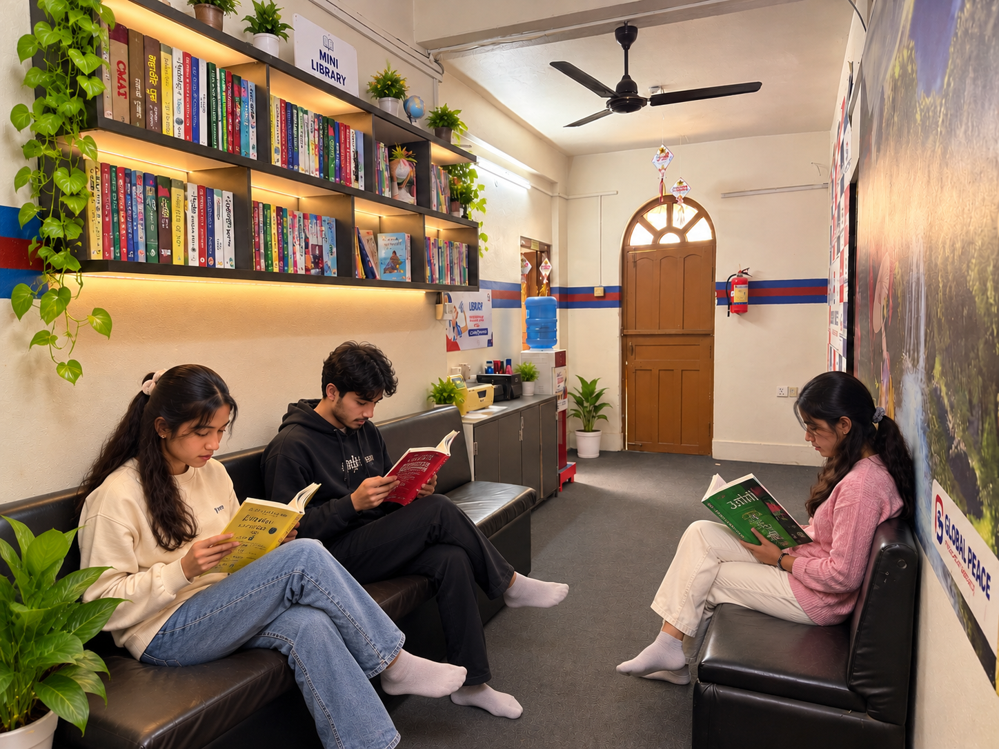 Global Peace Birtamod campus library and Japanese study resources